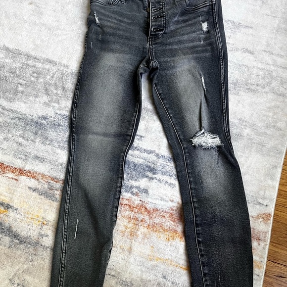 Kut from the Kloth Black Skinny Jeans - Picture 2 of 6